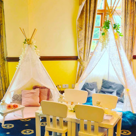 Small indoor teepee tents for kids birthday party